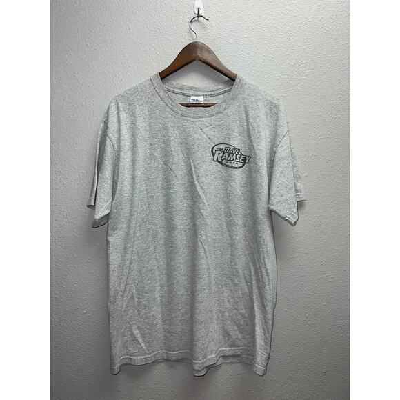 Vintage Dave Ramsey Show Shirt I See Debt People Total Money Makeover Gray Tee L - Picture 3 of 9